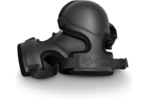 GRITR Tactical Knee Pads for Work, Hunting, Construction, Gardening, Paintball w/Foam Padding, Hard Shell & Adjustable Straps - Heavy Duty Professional Knee Protectors for Men & Women