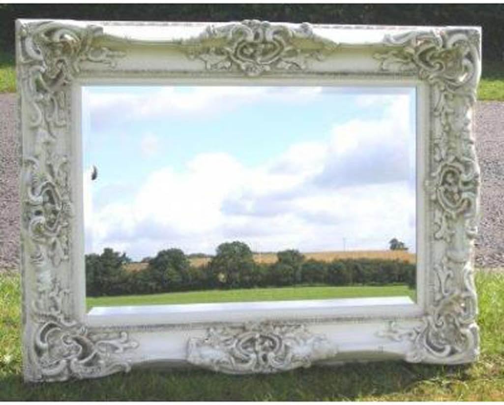 Ayers and Graces French Vintage Ivory Monaco Mirror (4ft x 3ft)