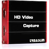 TreasLin 4K Game USB3.0 Capture Card, Video HDMI Capture Card Live Streaming Share for PS4/5 Nintendo Switch Wii U DSLR Xbox 