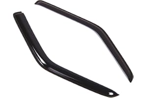 TuningPros Outside Mount Window Vent Visors Rain Guards Compatible with Chevrolet S-10 1982-1993 | Side Window Wind Deflectors Rain Shields | Smoke Tinted, 2 Pcs Set, DGWV-048-3