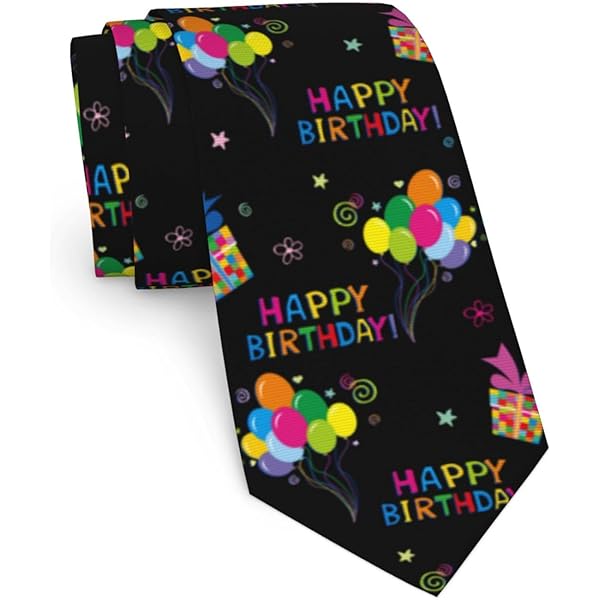 happy birthday necktie