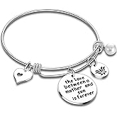 Nimteve Mom Gifts From Daughter Son Mother Bracelet Bangle Jewellery Gifts For Women