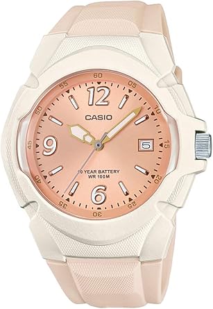 Casio Reloj para Mujer de Cuarzo con Correa en Resina LX-610-4AVCF