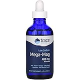 Trace Minerals Liquid Mega-Mag, 400 mg, 4 Ounce