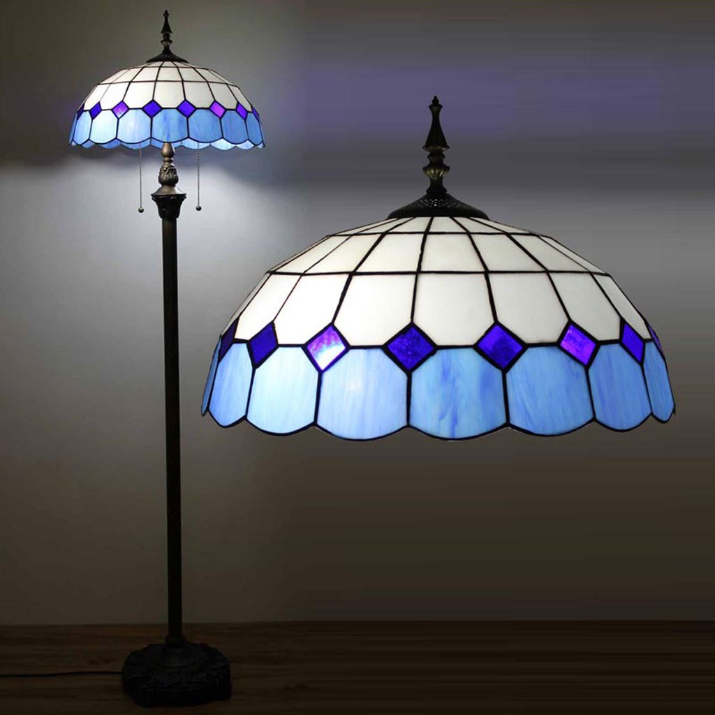 Mediterranean Blue Mood Lamp Floor Lamp Modern Minimalist