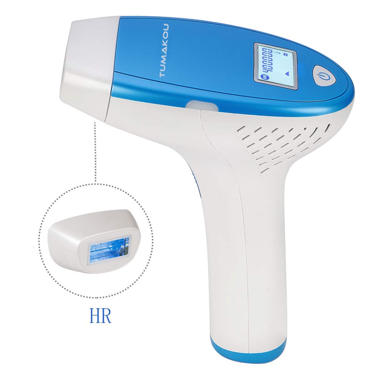 IPL Hair Removal System - TUMAKOU Painless Permanent IPL Hair Removal Device for Women & Man - 400,000 Flashes - Professional Hair Removal - FDA Cleared - Can replace the cartridge