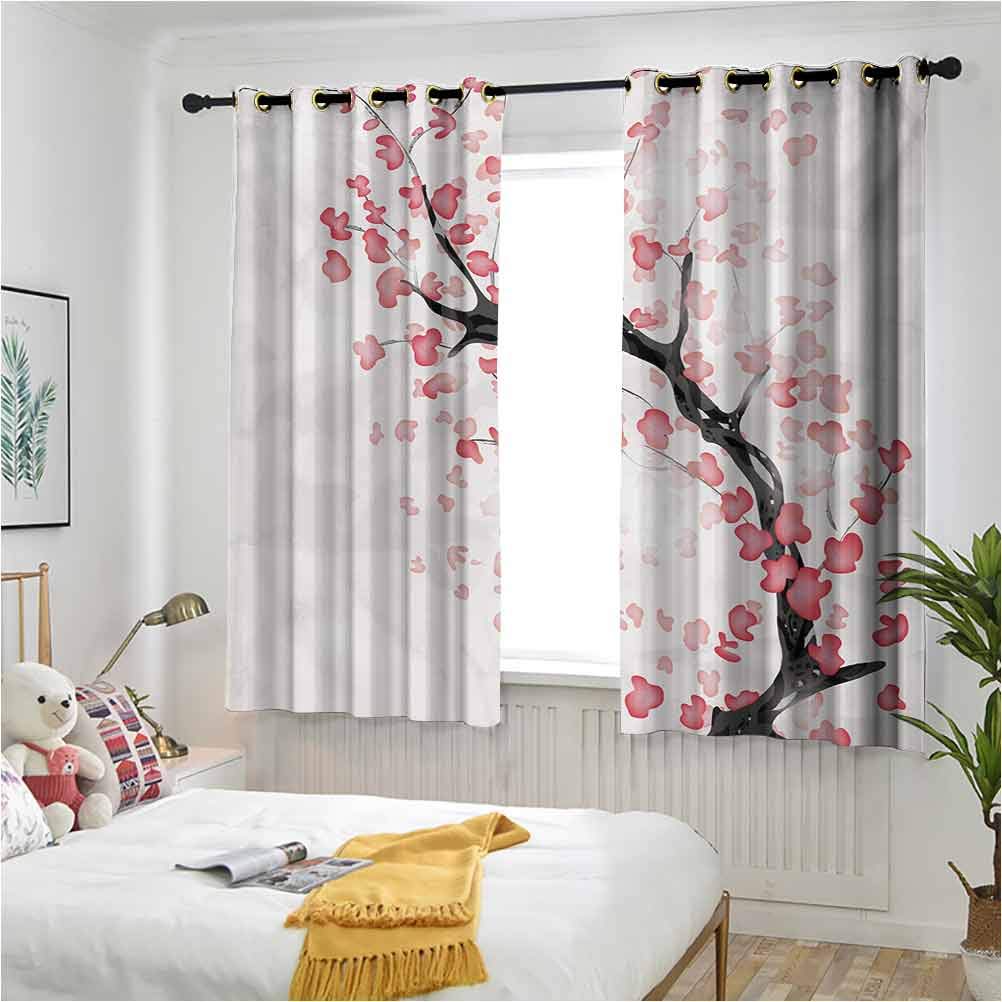 Cherry Blossom Window Curtain Blackout Curtain Dreamy