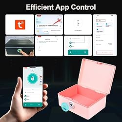 Fingerprint Storage Box Portable Locking Storage