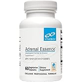XYMOGEN Adrenal Essence - Adrenal Support with Adaptogenic Herbs (Cordyceps, Rhodiola Extract, Ginseng) + B Vitamins - Helps Support Healthy Energy Levels and Healthy Immune Function (60 Capsules)