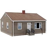 Walthers Cornerstone Postwar Prefab House HO Scale Model Kit