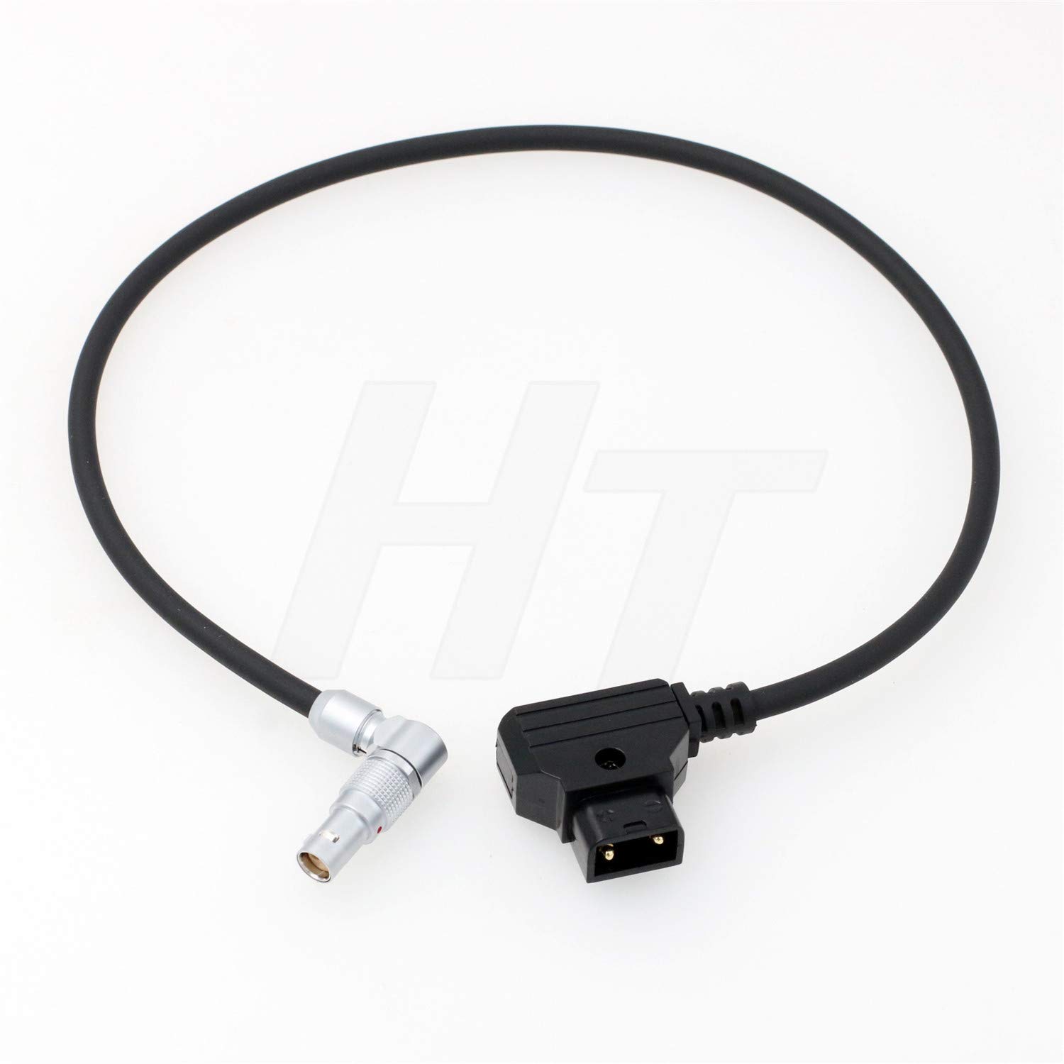 HangTon Power Cable Ptap D-tap to Right Angle 2 Pin Female for RED KOMODO 6K Camera (1 ft, right angle) - Image 3