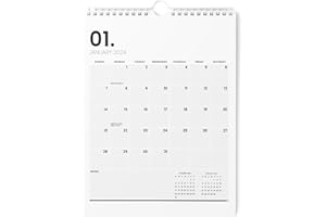 Calendar 2024 - Vertical 8.5x11 2024 Wall Calendar Runs Until June 2025 - Easy Planning with the 2024 Calendar - Aesthetic Wall Calendar 2024-2025 Monthly - Karto - Minimalist