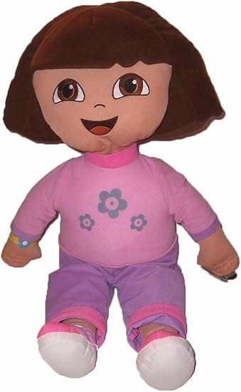 Amazon Com Jumbo Stuffed Dora The Explorer Pillow Doll Toys Games