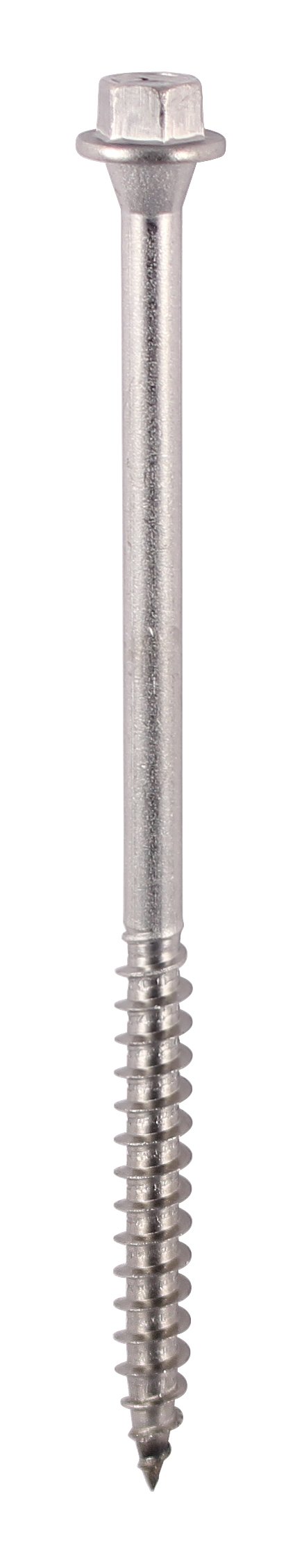 TIMCO Timber Screws - 6.7 x 150 - Silver - Tube of 25 - Great for decking, timber to timber applications, alternative to traditional coach screws, 1000 hours salt to spray tested โ image 1