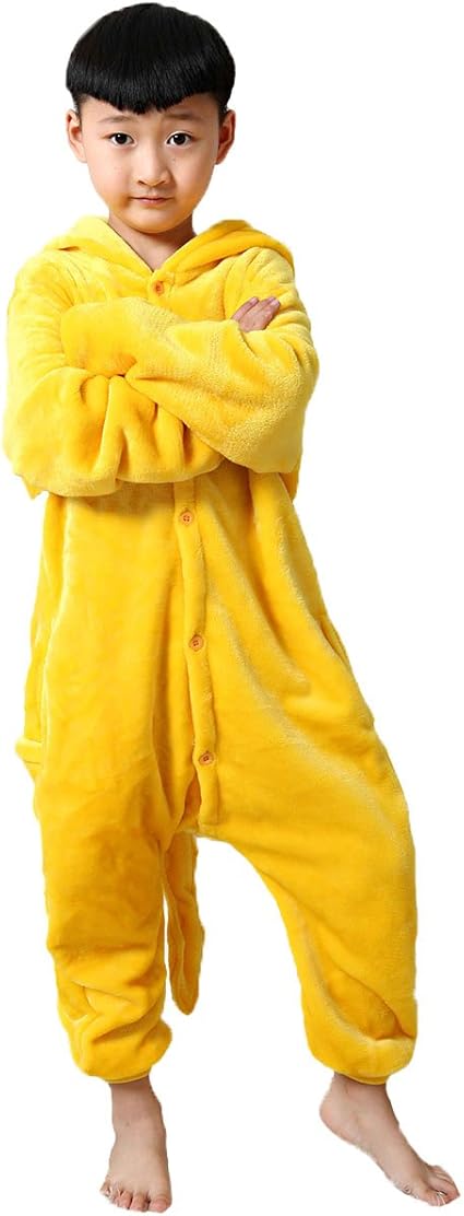 Amazon Co Jp ポケゴー ピカチュウ 着ぐるみ コスチューム 子供用80 145cm L 130 140cm ホビー 通販