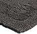 Pinzon Luxury Reversible Cotton Bath Mat - 21 x 34 inch, Platinum