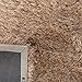 SAFAVIEH Venice Shag Collection Accent Rug - 3' x 5', Champagne, Handmade Glam, 3-inch Thick Ideal for High Traffic Areas in Entryway, Living Room, Bedroom (SG256C)