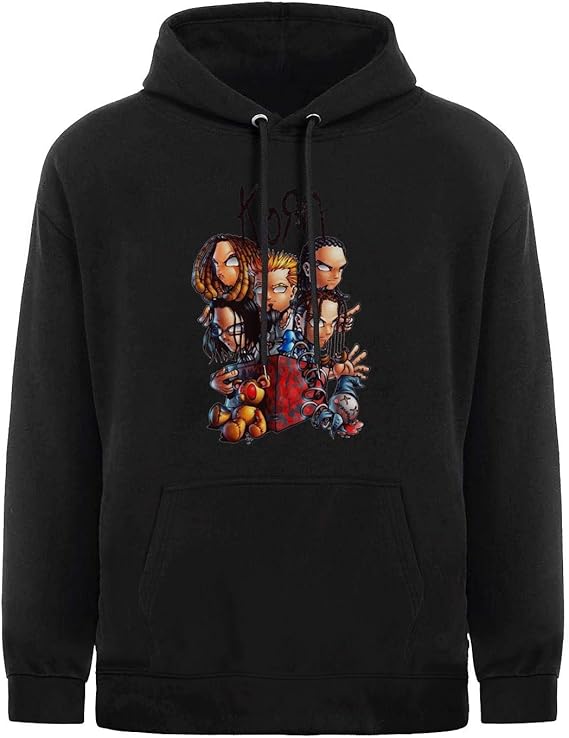 Amazon Co Jp Korn漫画ロゴ 秋服 おしゃれ アニメセーター メンズトレーナー パーカー プルオーバーフード付きパーカーフェイクスリミングコーチレジャースポーツ 服 ファッション小物