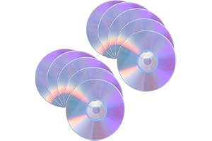IMIKEYA 10Pcs Blank CD-Rw Discs Rewritable Audio Cds for Music Recording Backup Data Storage Optical Media