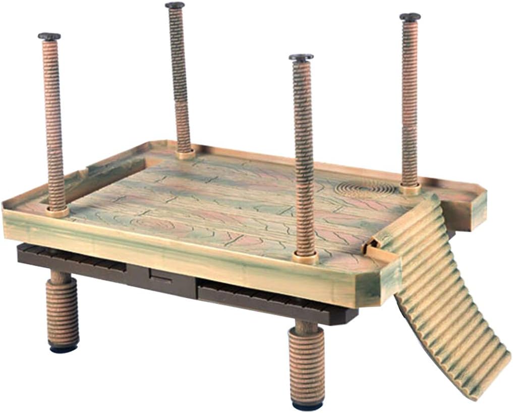Evilandat Floating Turtle Pier Basking Platform Terrapin Dock Reptile Ramp Pet House