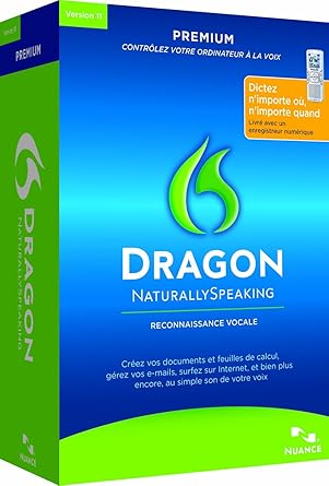 Dragon Naturallyspeaking Premium Mobile V11 Enregistreur Numerique Inclus Amazon Fr Logiciels