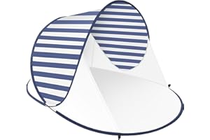 ISILER Pop Up Beach Tent, Portable Outdoor Shade, UPF 50+ Baby Shelter, Easy Setup Windproof Waterproof Canopy
