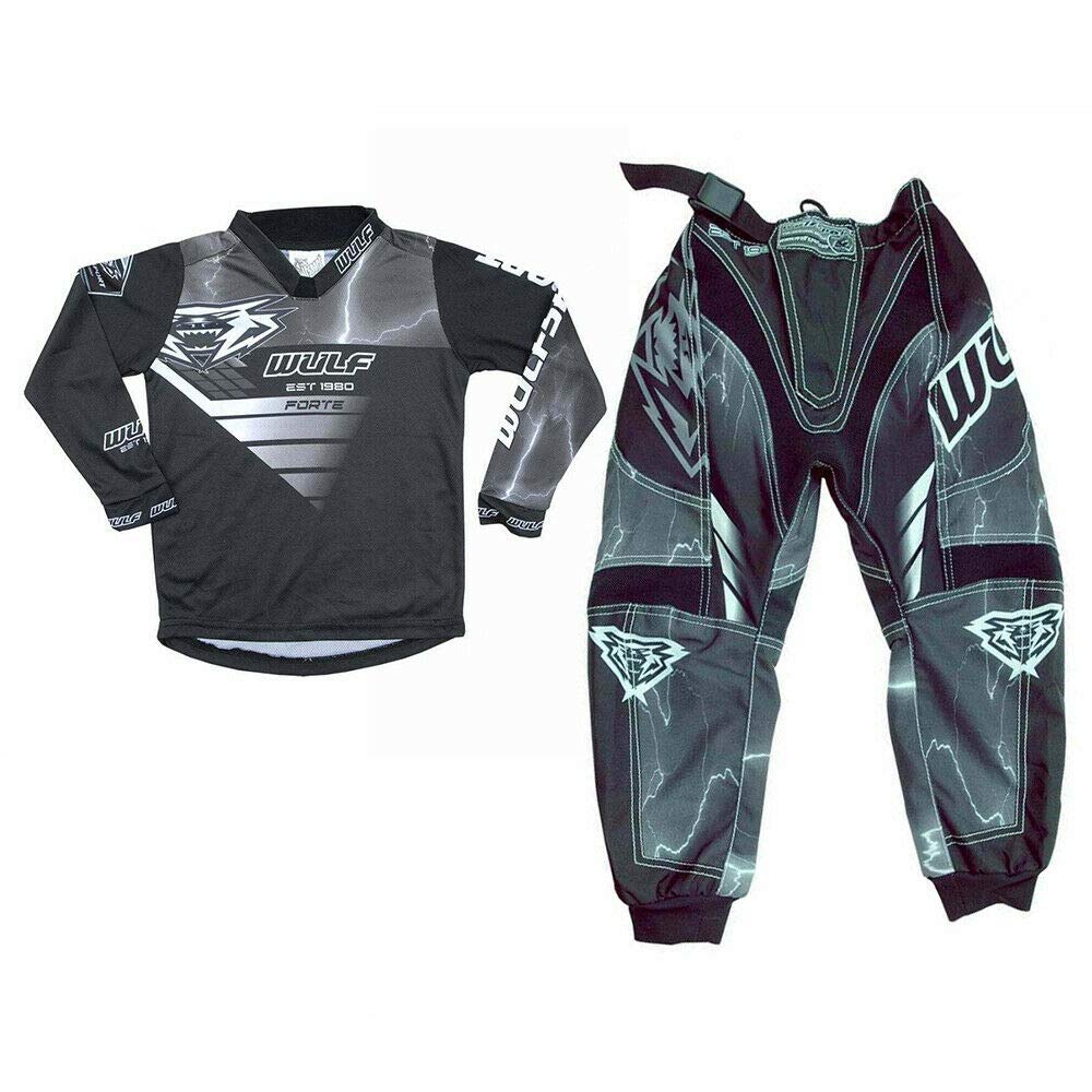 Wulfsport Tuta Intera Junior Motocross - Design Mimetico Per Quad E Gare