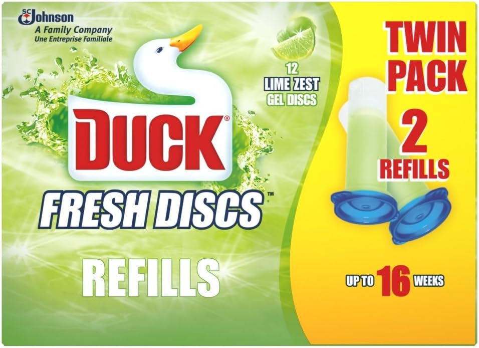 Toilet Duck Disc Twin Refills Lime Amazon.co.uk Grocery