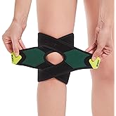 aoFIT Guard X Wrap Around Knee Brace with Stabilizers, Adjustable Compression Support for Knee Pain, Arthritis & Meniscus Tear, Breathable Design for Injury Recovery, Workout, Sports 5XL