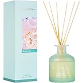 Cocorrína Reed Diffuser - Bluebell Rain 6.76oz Diffuser with 8 Sticks Home Fragrance Essential Oil Reed Diffuser for Bedroom