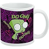 GRAPHICS & MORE Invader Zim Gir Doom Dance Ceramic Coffee Mug, Novelty Gift Mugs for Coffee, Tea and Hot Drinks, 11oz, White