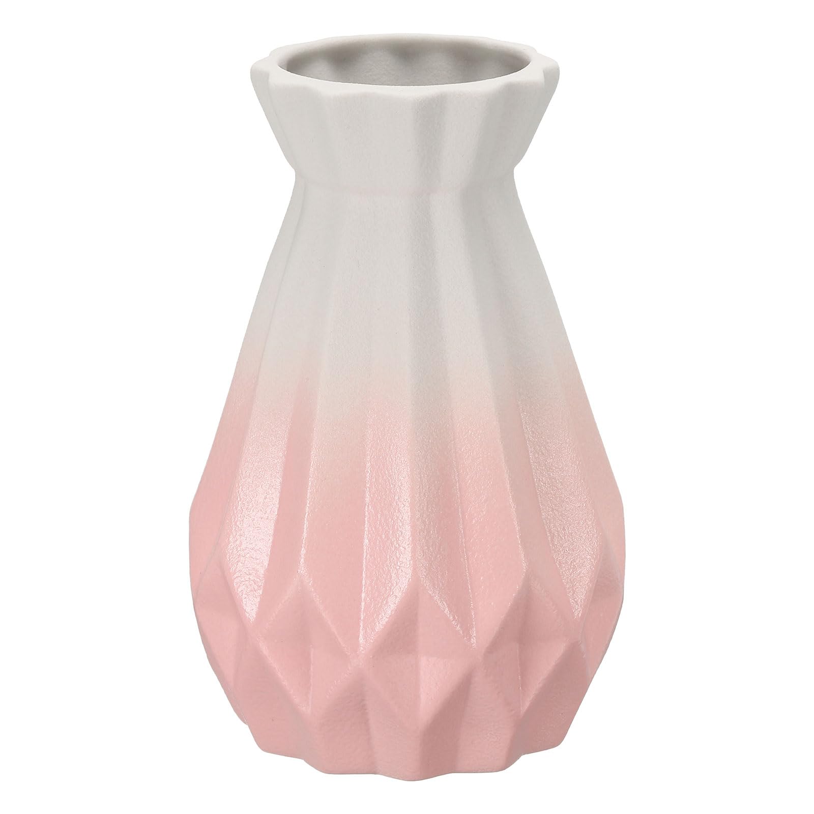 PATIKIL Flower Vase, Ceramic Vases for Flowers Minimalist Floral Vases Flower Arrangement Table Centerpieces for Home Room Decor, Gradient Pink