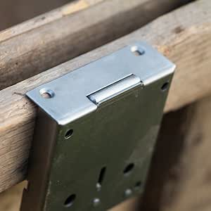 Antikas - cerradura altura 102 x ancho 63 espiga 80mm - llave estilo