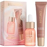 Biossance Bright Luminaries Holiday Gift Set – Vitamin C Rose Oil & Lip Perfector Travel Duo for Brighter, Hydrated Skin and Lips ($47 Value), 1 Set