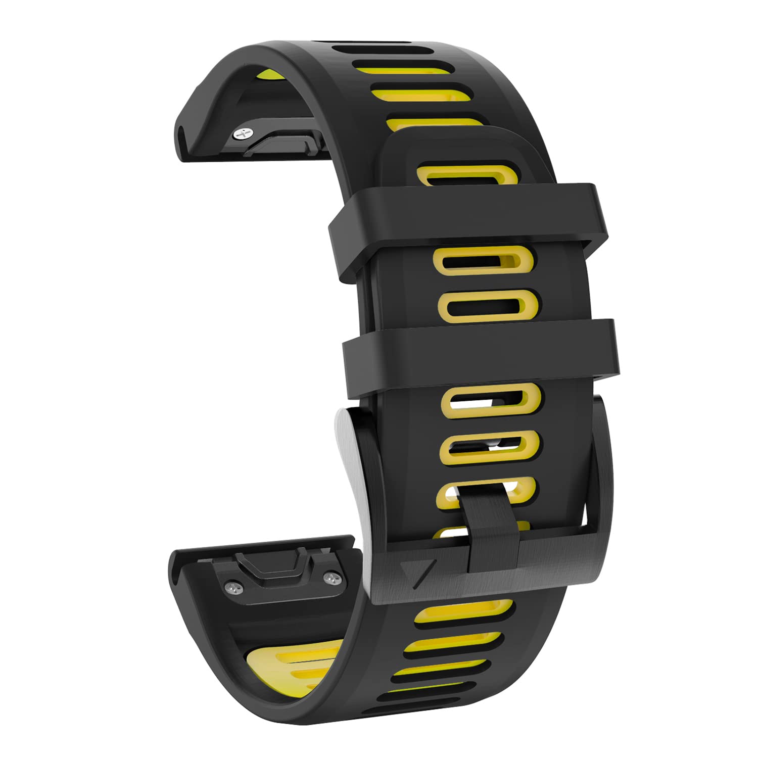 OVERSTEP for Garmin Fenix 6 Strap，22mm Width Soft Silicone Replacement Band Watch Strap for Fenix 6/Fenix 6 Pro/Fenix 7/Fenix 5/Fenix 5 Plus/Forerunner 935/Forerunner945/Approach S60/Quatix 5