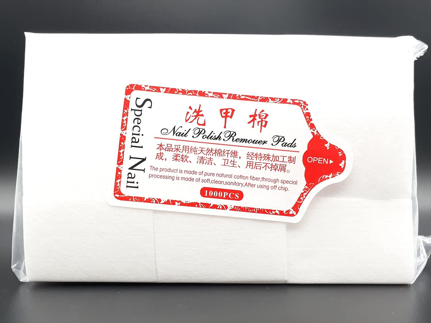 MHD Lint Free Nail Wipes Polish Gel Remover Cotton Soft Absorbable Manicure Pedicure Pads (1000)