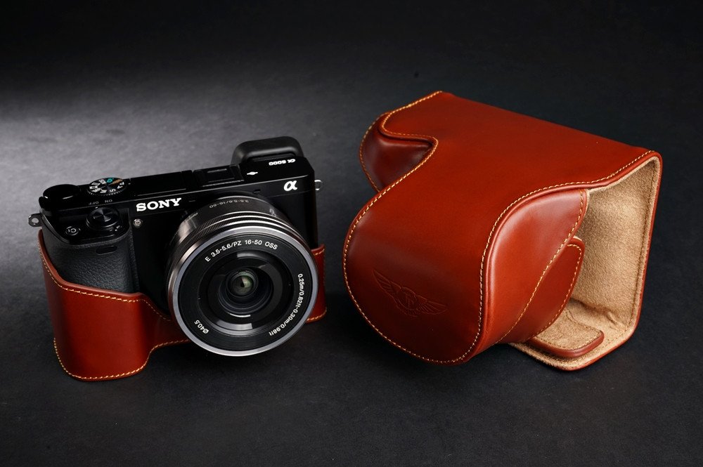 超ポイント祭 期間限定 Tp Sony ソニー A6000用本革レンズカバー付