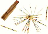 Logica Giochi Mikado Wooden Board Game Teak Wood Bamboo Sticks Classic view 5
