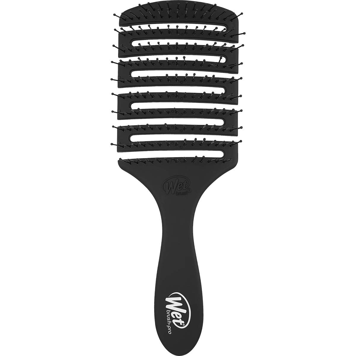 Wet Brush WetBrush(ウェットブラシ) フレックスドライ パドル ブラック 速乾タイプ 1個 (x 1)商品画像