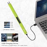 SUPRUS Fluorescent Lighter Glows in the Dark USB Rechargeable Windproof Lighter view 5