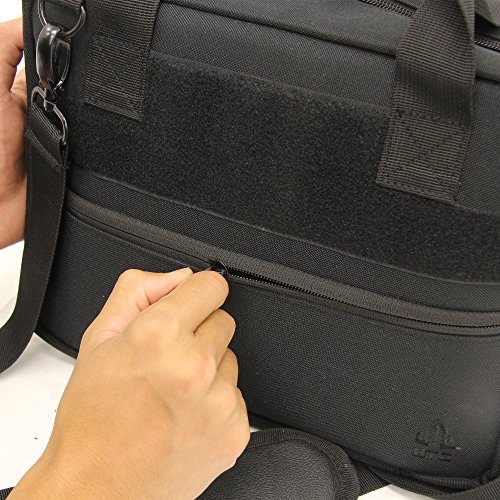 UTG Competition Shooter's Double Pistol Case, Black