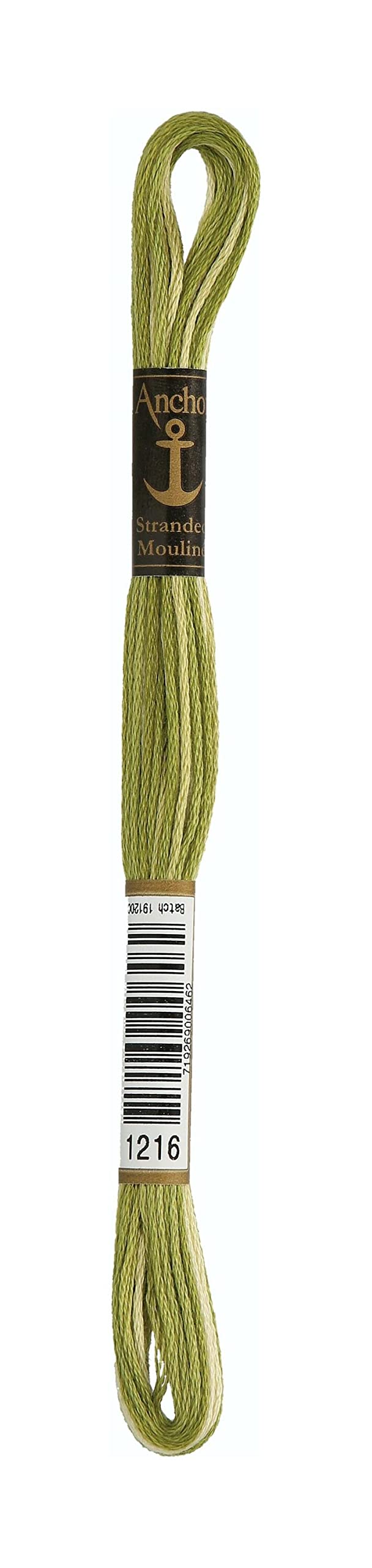 Anchor Six Strand Embroidery Floss 8.75 Yards-Celery Seed 12 per Box