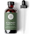 Pure Body Naturals - 100% Pure Rosemary Essential Oil, Steam-Distilled for Aromatherapy, Scalp Massage & DIY Blends, 4 fl oz