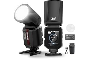 NEEWER 100Ws 2.4G Round Head TTL Flash Compatible with Sony Cameras, for ZV1, Speedlite Light with Touchscreen, 1/8000s HSS, 