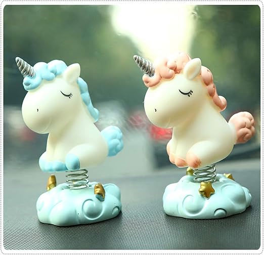 Accoco Set Of 2 Unicorn Car Interior Dashboard Decoration