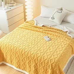 PU MEI Sherpa Throw Blanket for Couch Sofa