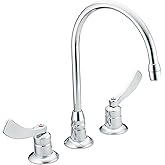 Moen 8225SMF15 M-DURA Chrome Two-Handle Kitchen Faucet