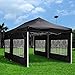 Yescom 10X20 Tents for Parties Pop Up Canopy with Sidewalls Wedding Tent Heavy Duty for Outdoor Backyard Party Waterproof Ez Up Canopy Walls with Windows