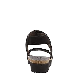 NAOT Footwear Women's Alba Black Velvet Nubuck