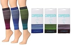 RONNOX Women's 3-Pairs Bright Colored Calf